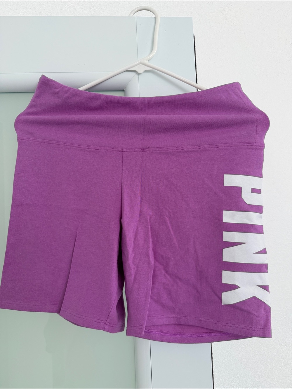 Purple PINK Logo Shorts